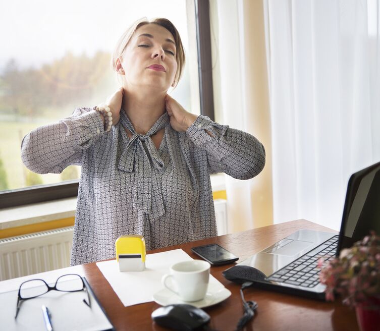 Cervical column pain